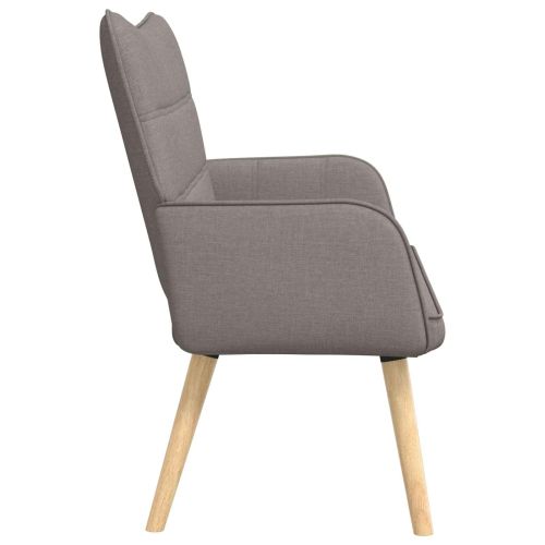 Диван с два места Таупе 115 x 61 x 87 см текстил