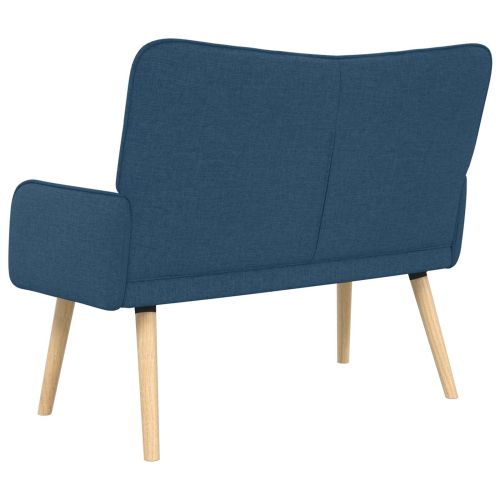 Диван с два места Синьо 115 x 61 x 87 см текстил