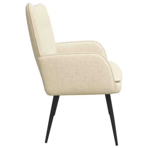 Двуместна софа Крем 115 x 61 x 87 см текстил