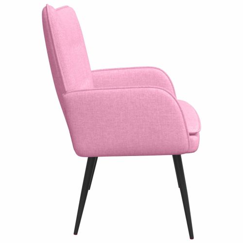 Двуместна софа Розово 115 x 61 x 87 см текстил