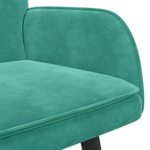 Диван с два места Тюркоаз 115 x 61 x 87 см Кадифе