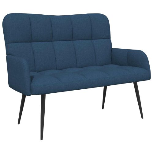 Диван с два места Синьо 115 x 61 x 87 см текстил