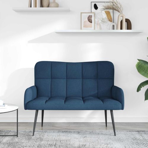 Диван с два места Синьо 115 x 61 x 87 см текстил