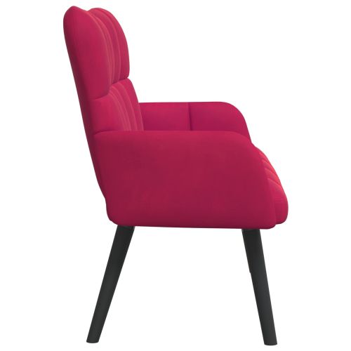 Диван с два места виненочервен 115 x 61 x 87 см Кадифе