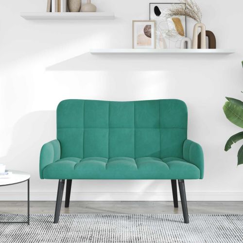 Диван с два места Тюркоаз 115 x 61 x 87 см Кадифе