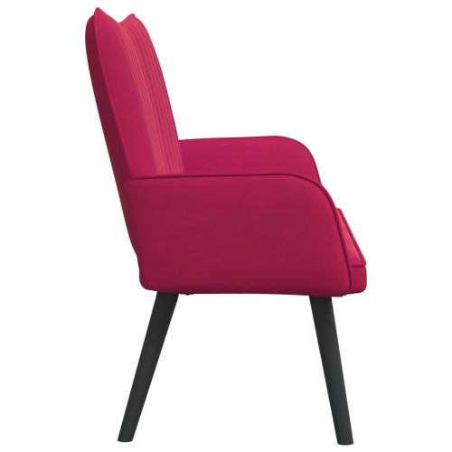 Диван с два места виненочервен 115 x 61 x 87 см Кадифе