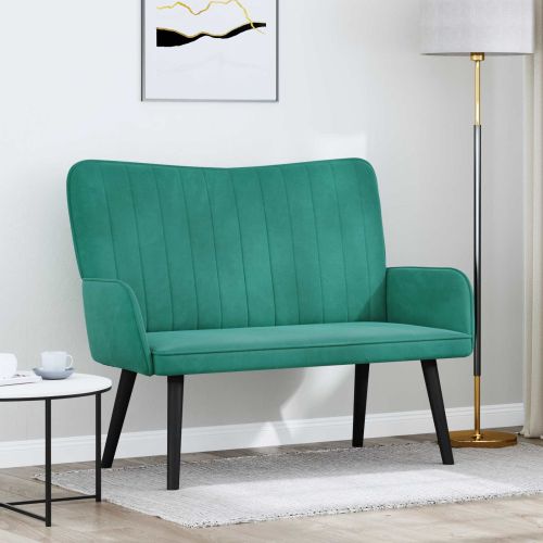 Диван с два места Тюркоаз 115 x 61 x 87 см Кадифе