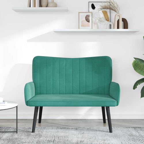 Диван с два места Тюркоаз 115 x 61 x 87 см Кадифе