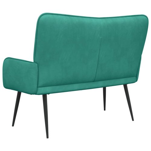 Диван с два места Тюркоаз 115 x 61 x 87 см Кадифе