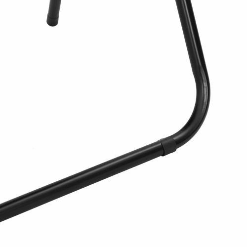 Сгъваем стол 2 pcs Черен 48 x 44 x 78 см Кадифе