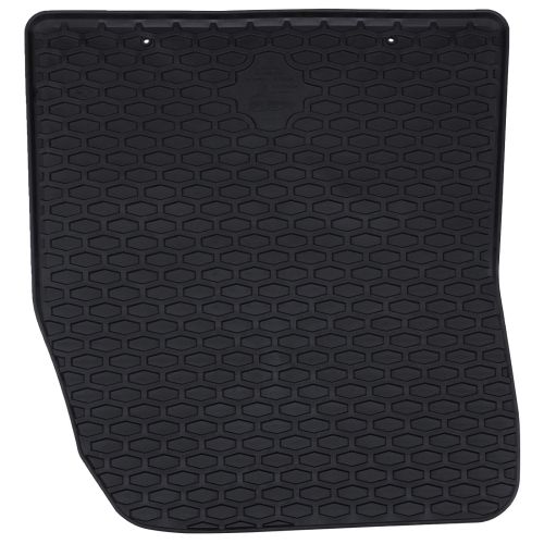 Автомобилен килим 2 pcs Черно Каучук