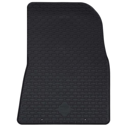 Автомобилен килим 4 pcs Черен Каучук