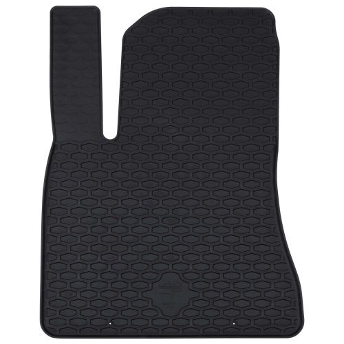 Автомобилен килим 4 pcs Черен Каучук