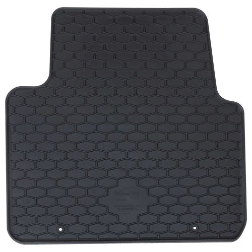 Автомобилен килим 4 pcs Черен Каучук