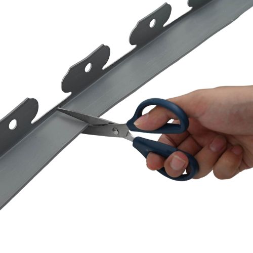 Ограничители за тревни площи Сив 1000 x 4 x 5 см Пластмаса