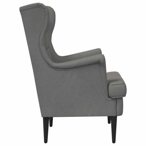 фотьойл Тъмен сив Кадифе