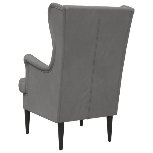 фотьойл Тъмен сив Кадифе