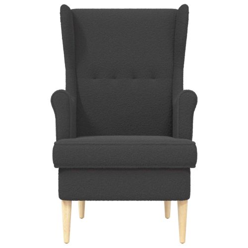 фотьойл Тъмен сив текстил