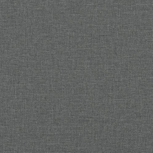 Боксспринг легло с матрак, тъмносиво, 140x200 см, плат
