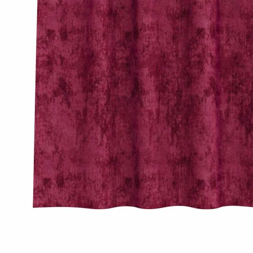 Кадифени завеси С завеси 2 pcs виненочервен 225 x 140 см Кадифе