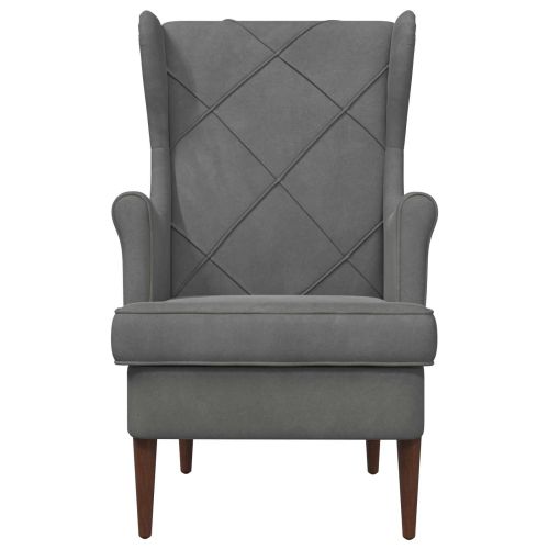 фотьойл Тъмен сив Кадифе