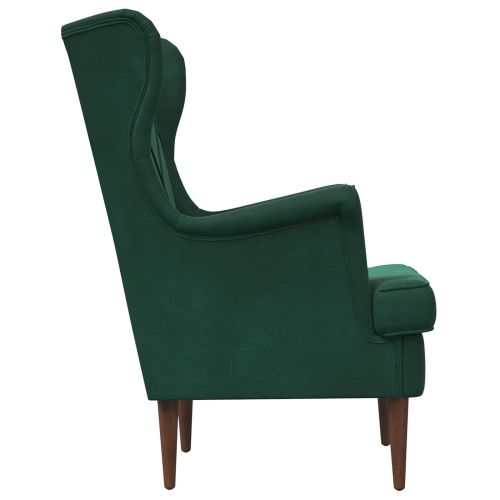 фотьойл Тъмен зелен Кадифе