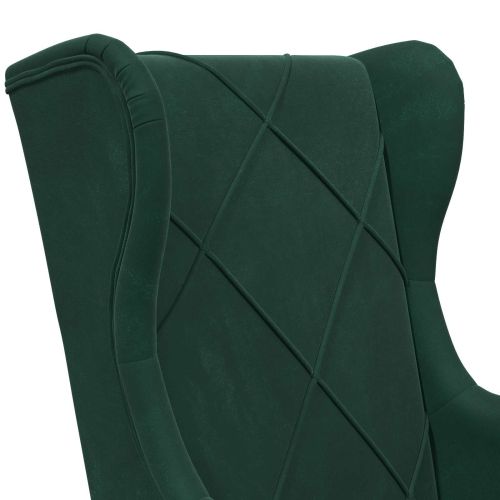 фотьойл Тъмен зелен Кадифе