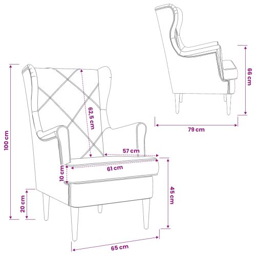 фотьойл Тъмен зелен Кадифе