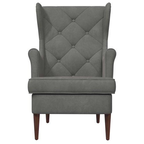 фотьойл Тъмен сив Кадифе