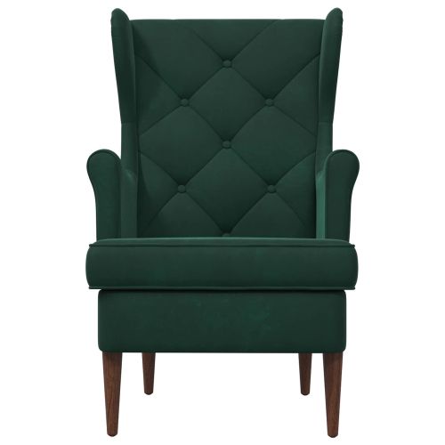 фотьойл Тъмен зелен Кадифе