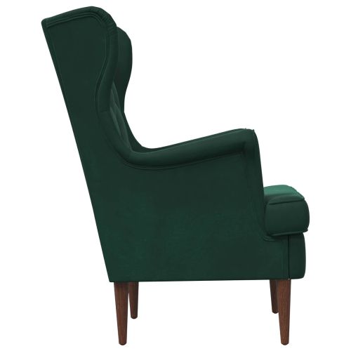 фотьойл Тъмен зелен Кадифе