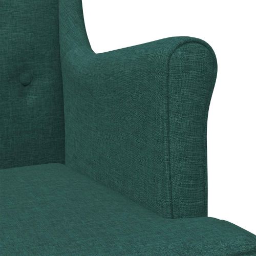 фотьойл Тъмен зелен текстил