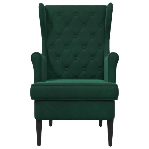 фотьойл Тъмен зелен Кадифе