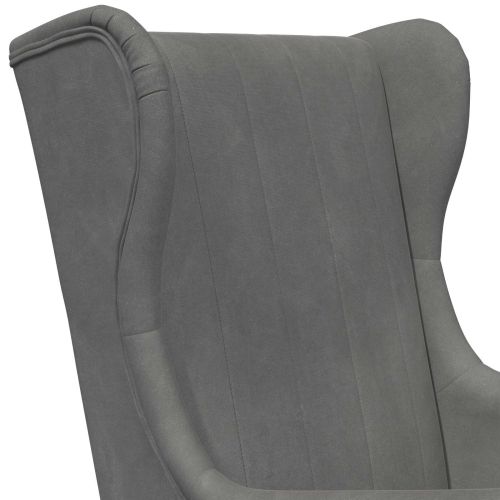 фотьойл Тъмен сив Кадифе