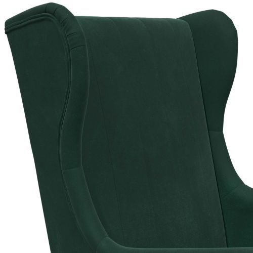 фотьойл Тъмен зелен Кадифе