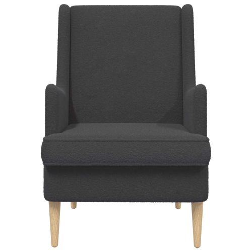 фотьойл Тъмен сив Вълнена тъкан