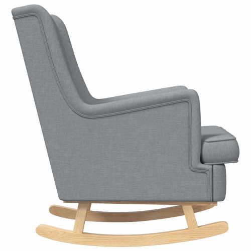 Люлеещ се стол Светлосиво 62 x 80 x 85 см текстил