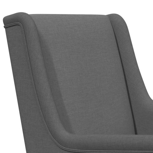 Люлеещ се стол Тъмен сив 62 x 80 x 85 см текстил