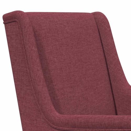 Люлеещ се стол Виненочервен 62 x 80 x 85 см текстил