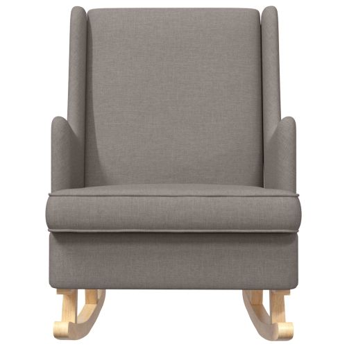 Люлеещ се стол Таупе 62 x 80 x 85 см текстил