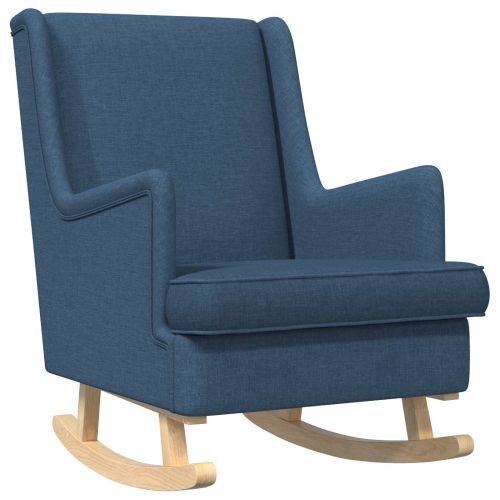 Люлеещ се стол Синьо 62 x 80 x 85 см текстил