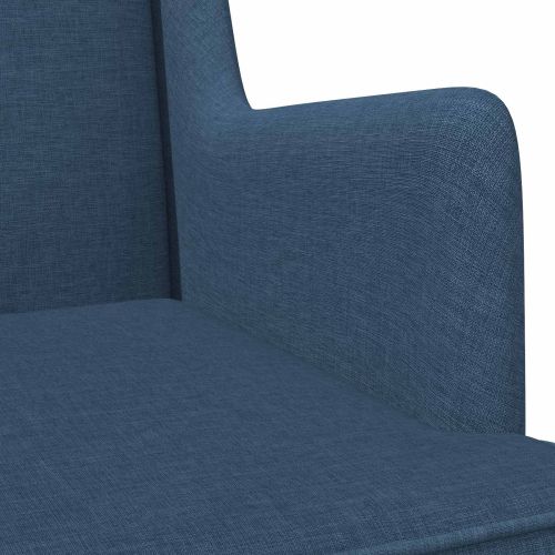 Люлеещ се стол Синьо 62 x 80 x 85 см текстил