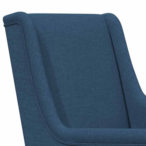 Люлеещ се стол Синьо 62 x 80 x 85 см текстил