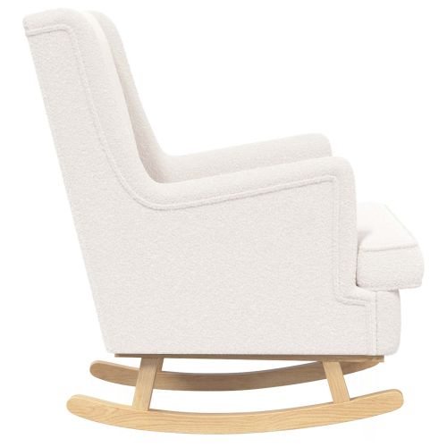 Люлеещ се стол Крем 62 x 80 x 85 см Вълнена тъкан