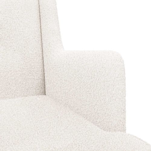 Люлеещ се стол Крем 62 x 80 x 85 см Вълнена тъкан