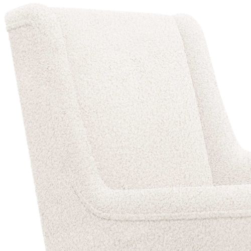 Люлеещ се стол Крем 62 x 80 x 85 см Вълнена тъкан