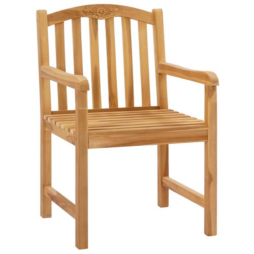 Ръчно изработен стол с рози 2 pcs Натурално 58 x 60 x 90 см