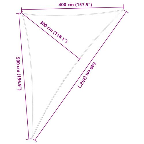 Слънчево платно за сянка Синьо и бяло 4 x 5 x 6,4 m