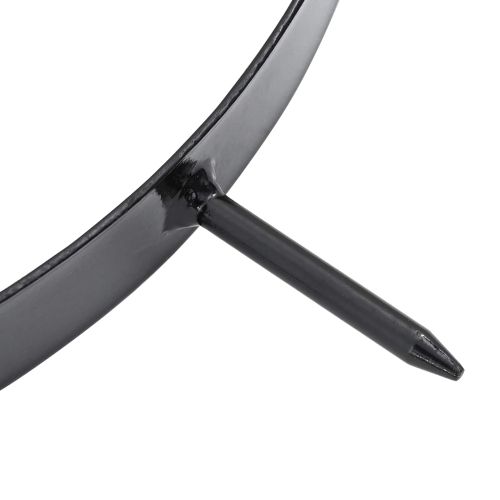 Клапа за Аератор за Трева с Спици 5 pcs Черен Ø 320 мм Желязо