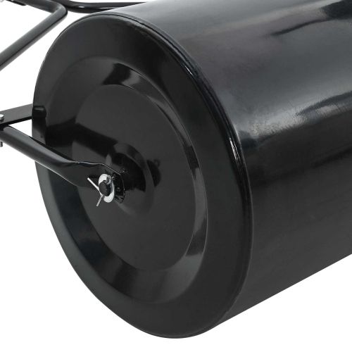 Градински ролер за тревни площи Черно 120 x 99 см Желязо